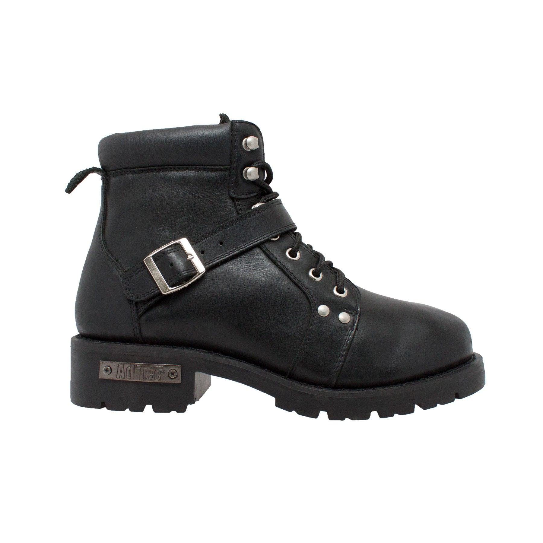 RideTecs Men's 6" Lace Zipper Boot Black - Flyclothing LLC