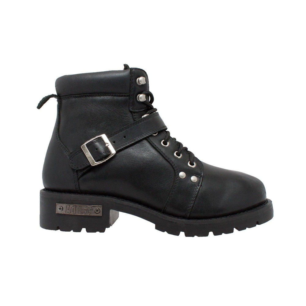 RideTecs Men's 6" Lace Zipper Boot Black - RideTecs - Flyclothing LLC