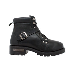 RideTecs Men's 6" Lace Zipper Boot Black - RideTecs