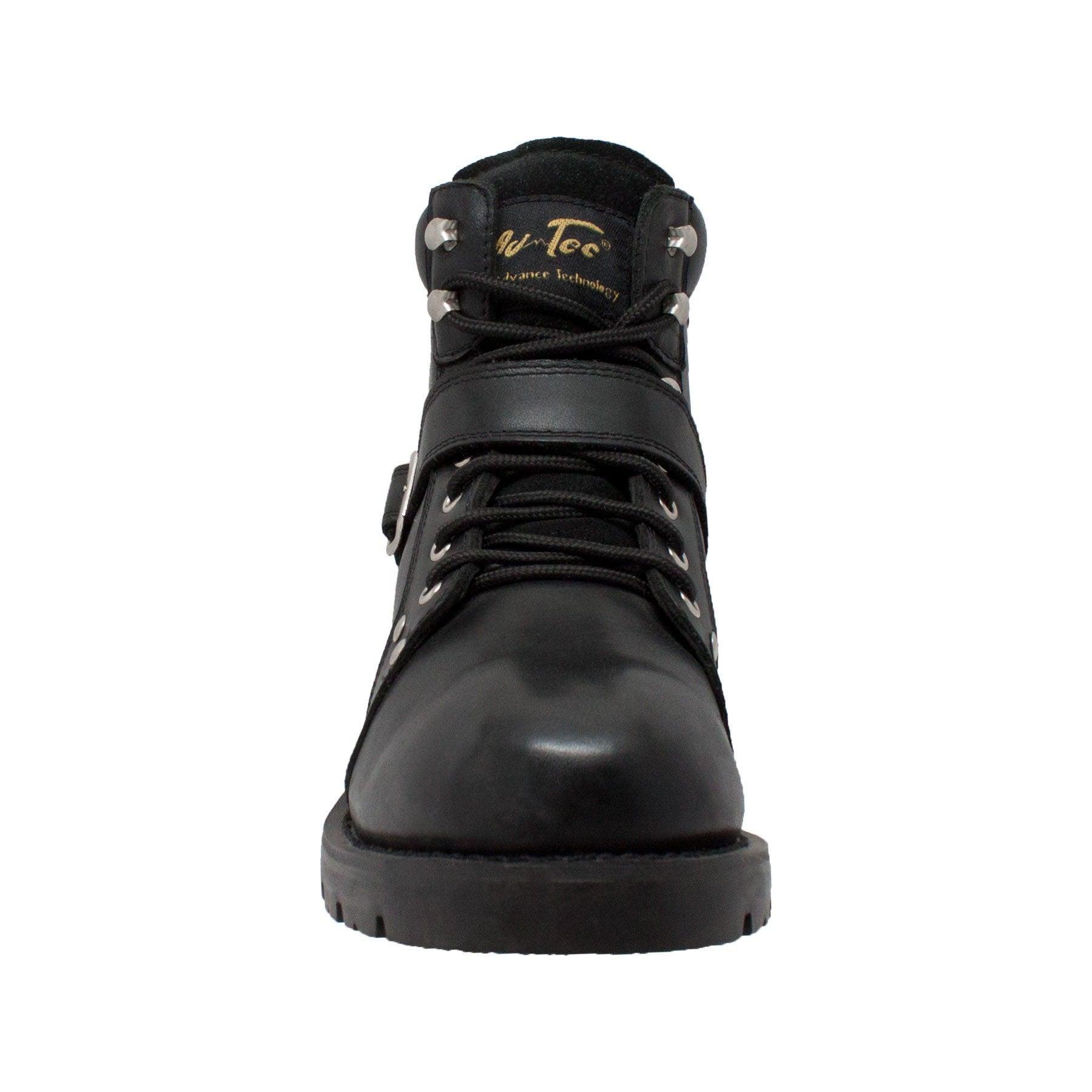 RideTecs Men's 6" Lace Zipper Boot Black - RideTecs