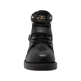 RideTecs Men's 6" Lace Zipper Boot Black - RideTecs