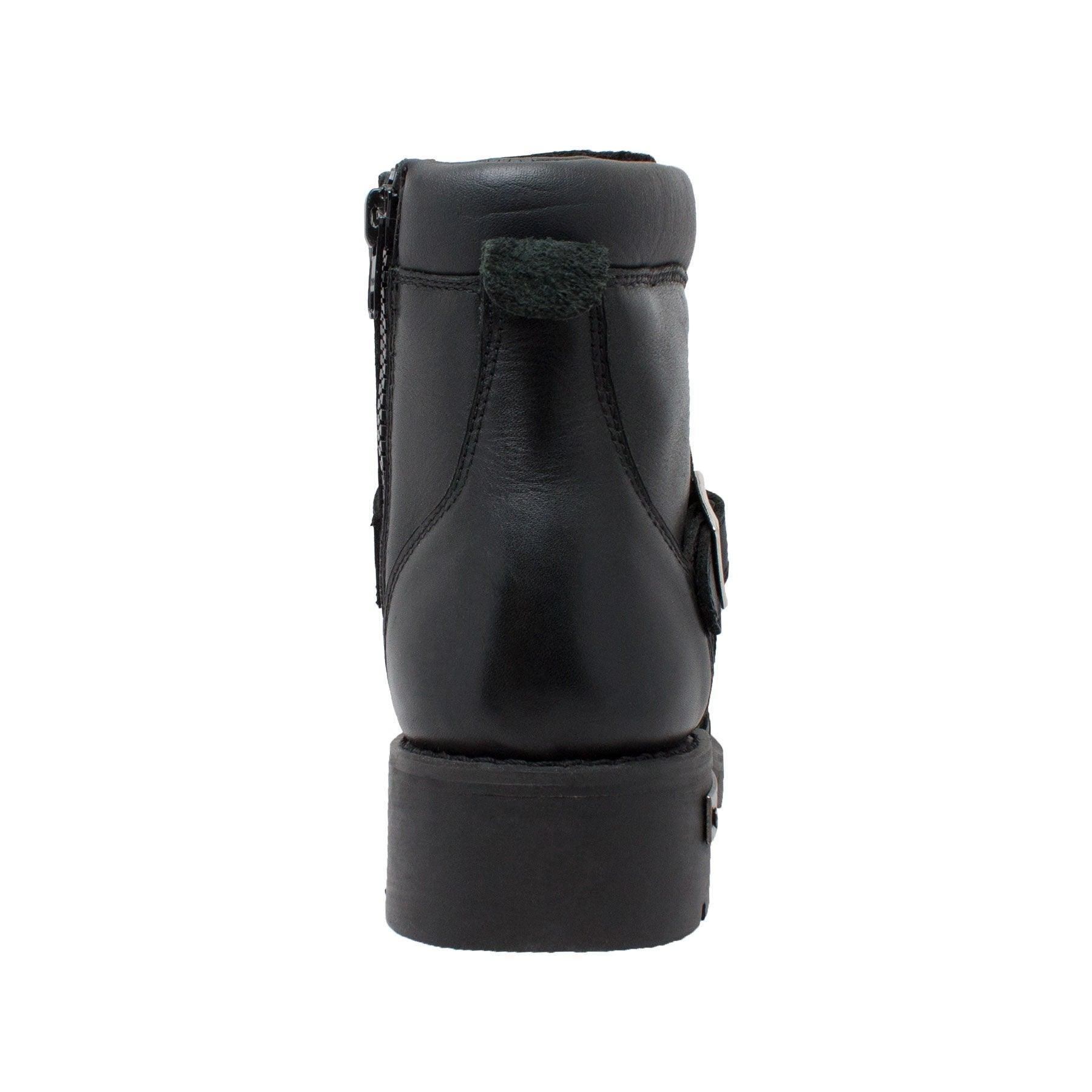 RideTecs Men's 6" Lace Zipper Boot Black - RideTecs