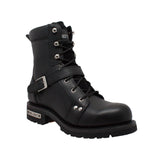 RideTecs Mens 8 inch Zipper Lace Black - RideTecs