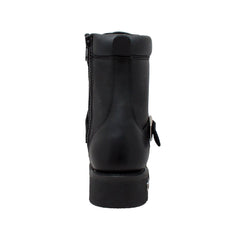 RideTecs Mens 8 inch Zipper Lace Black - RideTecs