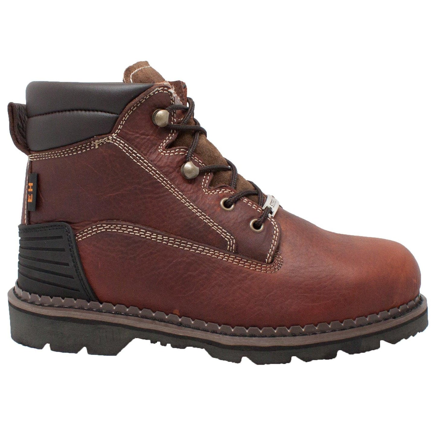 SAFA Men's 6" Steel Toe Work Boot Brown - SAFA - Flyclothing LLC