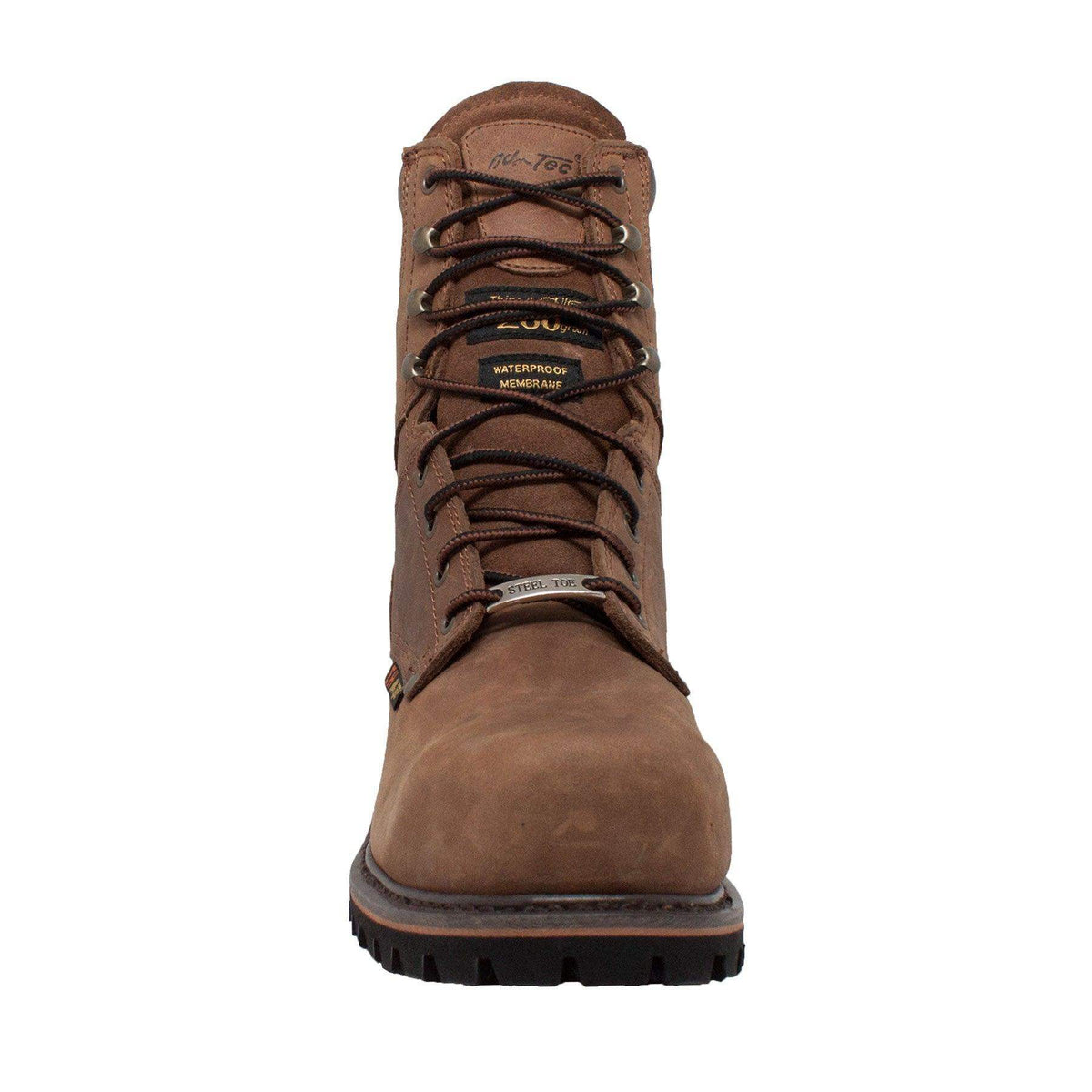 AdTec Men's 9" Steel Toe Super Logger Brown - AdTec - Flyclothing LLC