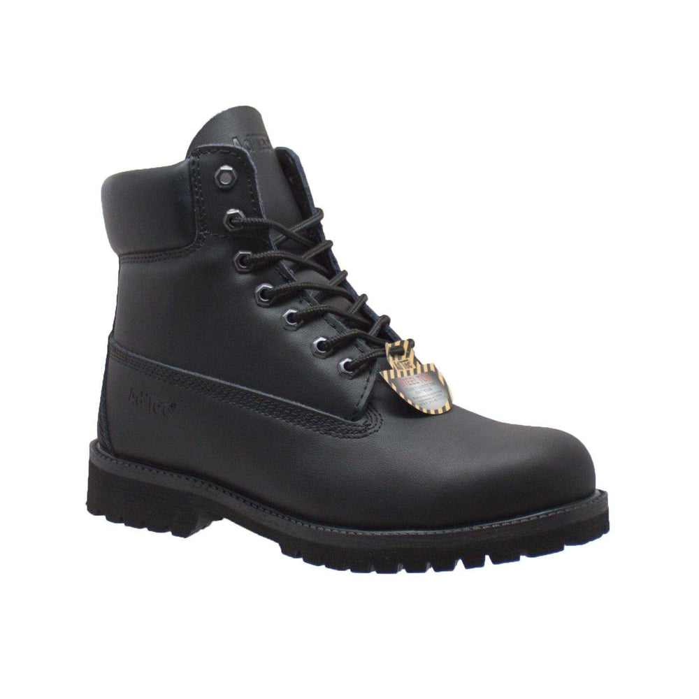 AdTec Mens 6 inch Steel Toe Work Boot Black - AdTec - Flyclothing LLC