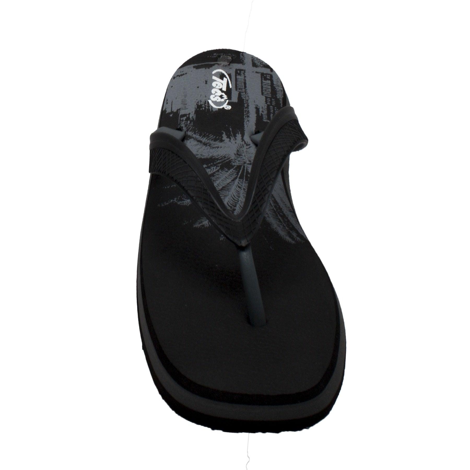 Shaboom Men's Dual Density Comfort Thong Sandal Black - Flyclothing LLC