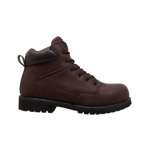AdTec Mens 6 inch Composite Toe Work Boot Brown - AdTec - Flyclothing LLC
