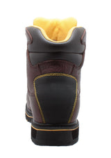 AdTec Men's 6" Steel Toe Waterproof Work Boot Dark Brown - AdTec - Flyclothing LLC