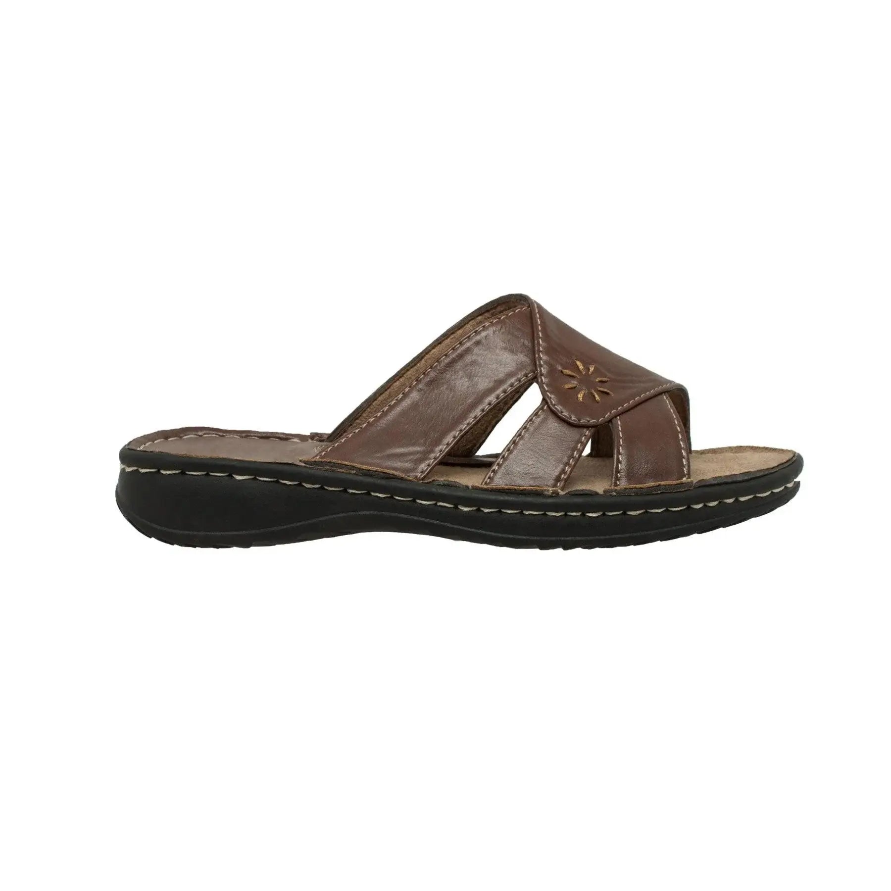Shaboom Women's Band Slide Sandal Brown - Shaboom - Flyclothing LLC