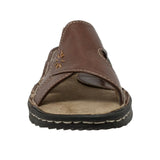 Shaboom Women's Band Slide Sandal Brown - Shaboom - Flyclothing LLC