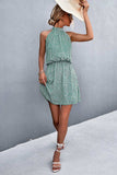 Floral Tied Sleeveless Mini Dress - Trendsi - Flyclothing LLC