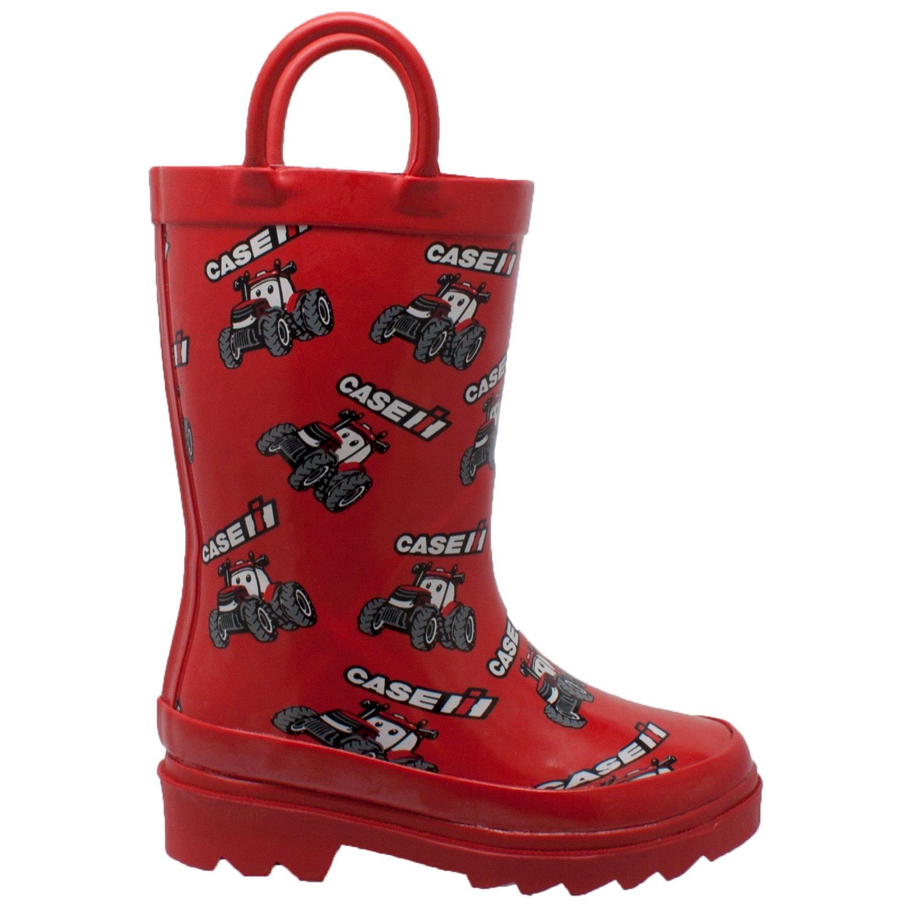 Case IH Children's Big Red Rubber Boots Red - Case IH