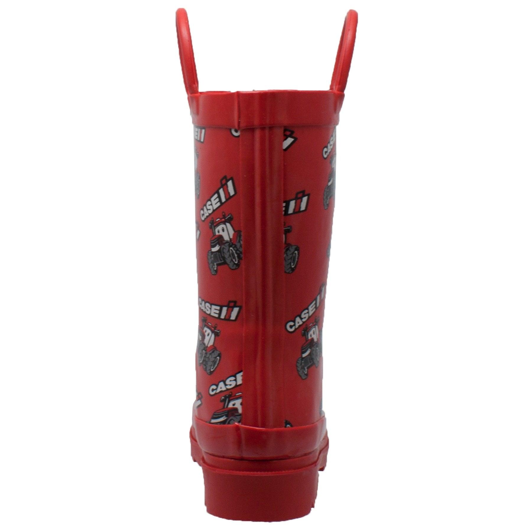 Case IH Children's Big Red Rubber Boots Red - Flyclothing LLC
