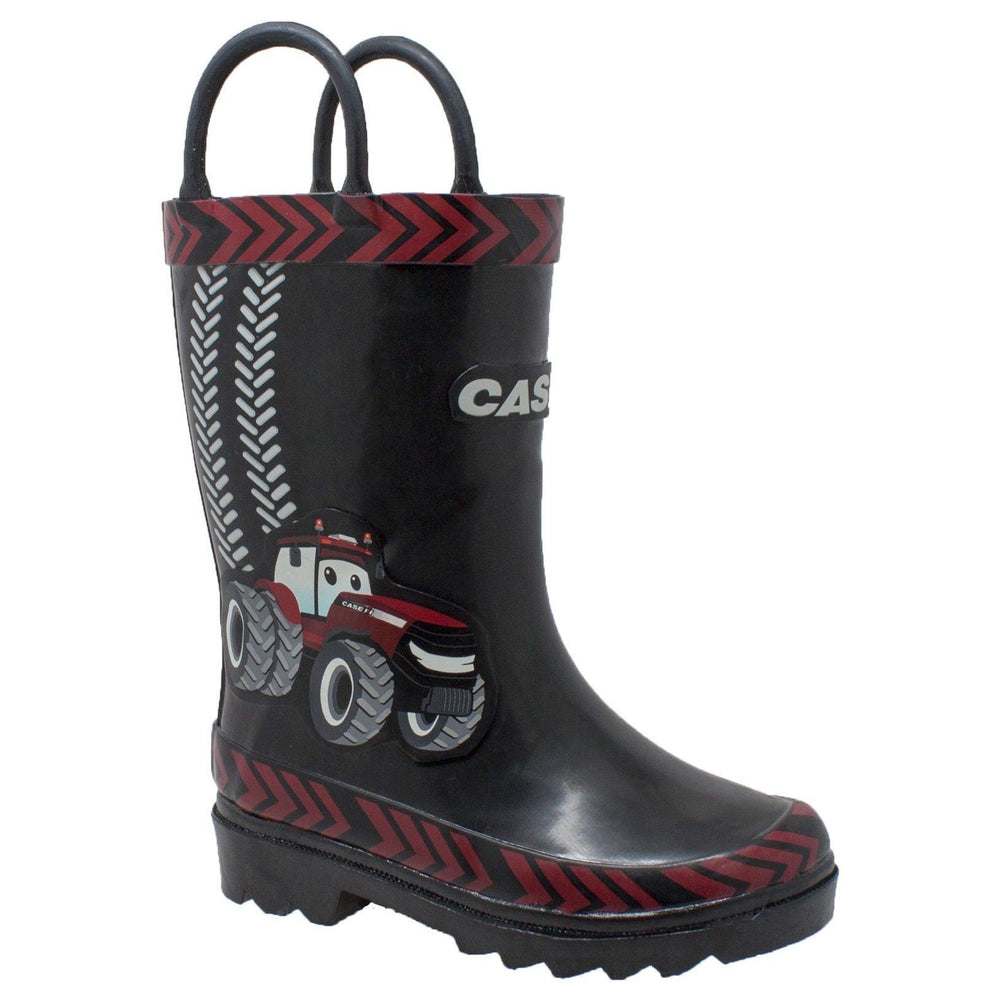 Case IH Children's 3D Big Red Rubber Boot Black - Case IH
