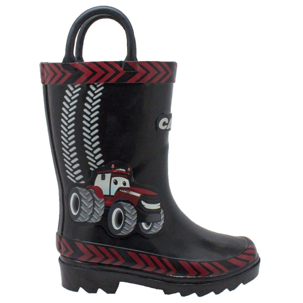 Case IH Children's 3D Big Red Rubber Boot Black - Case IH - Flyclothing LLC