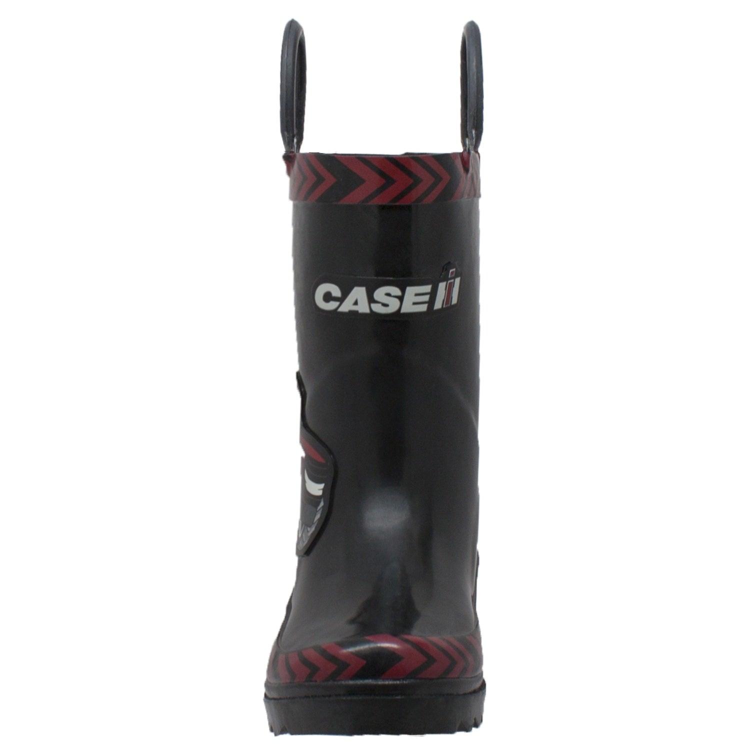 Case IH Children's 3D Big Red Rubber Boot Black - Flyclothing LLC