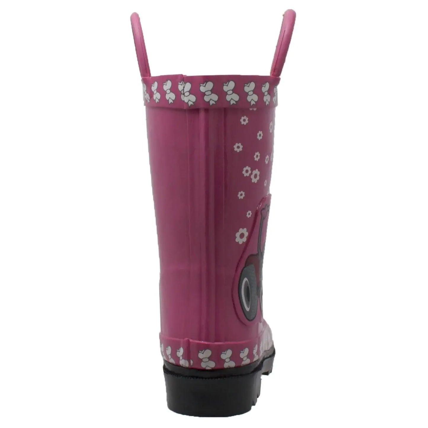 Case IH Children's 3D Fern Farmall Rubber Boot Pink - Case IH - Flyclothing LLC