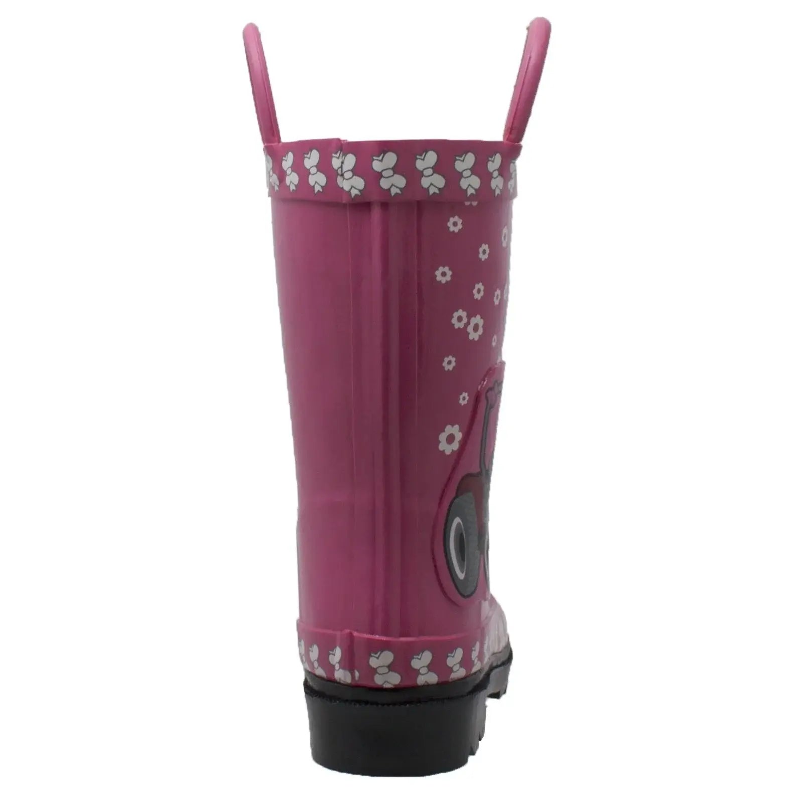Case IH Children's 3D Fern Farmall Rubber Boot Pink - Case IH - Flyclothing LLC