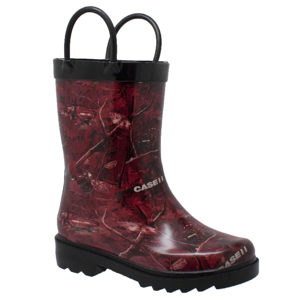 Case IH Children's Camo Rubber Boot Red - Case IH