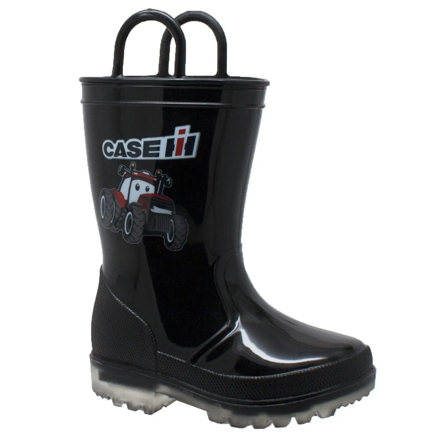 Case IH Children's PVC Boot with Light-Up Outsole Black - Case IH - Flyclothing LLC