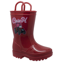 Case IH Children's PVC Boot with Light-Up Outsole Red - Case IH