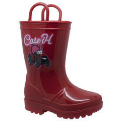 Case IH Children's PVC Boot with Light-Up Outsole Red - Flyclothing LLC
