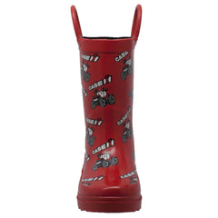 Case IH Toddler's Big Red Rubber Boots Red - Flyclothing LLC