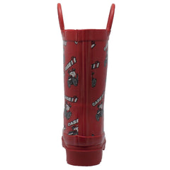 Case IH Toddler's Big Red Rubber Boots Red - Flyclothing LLC