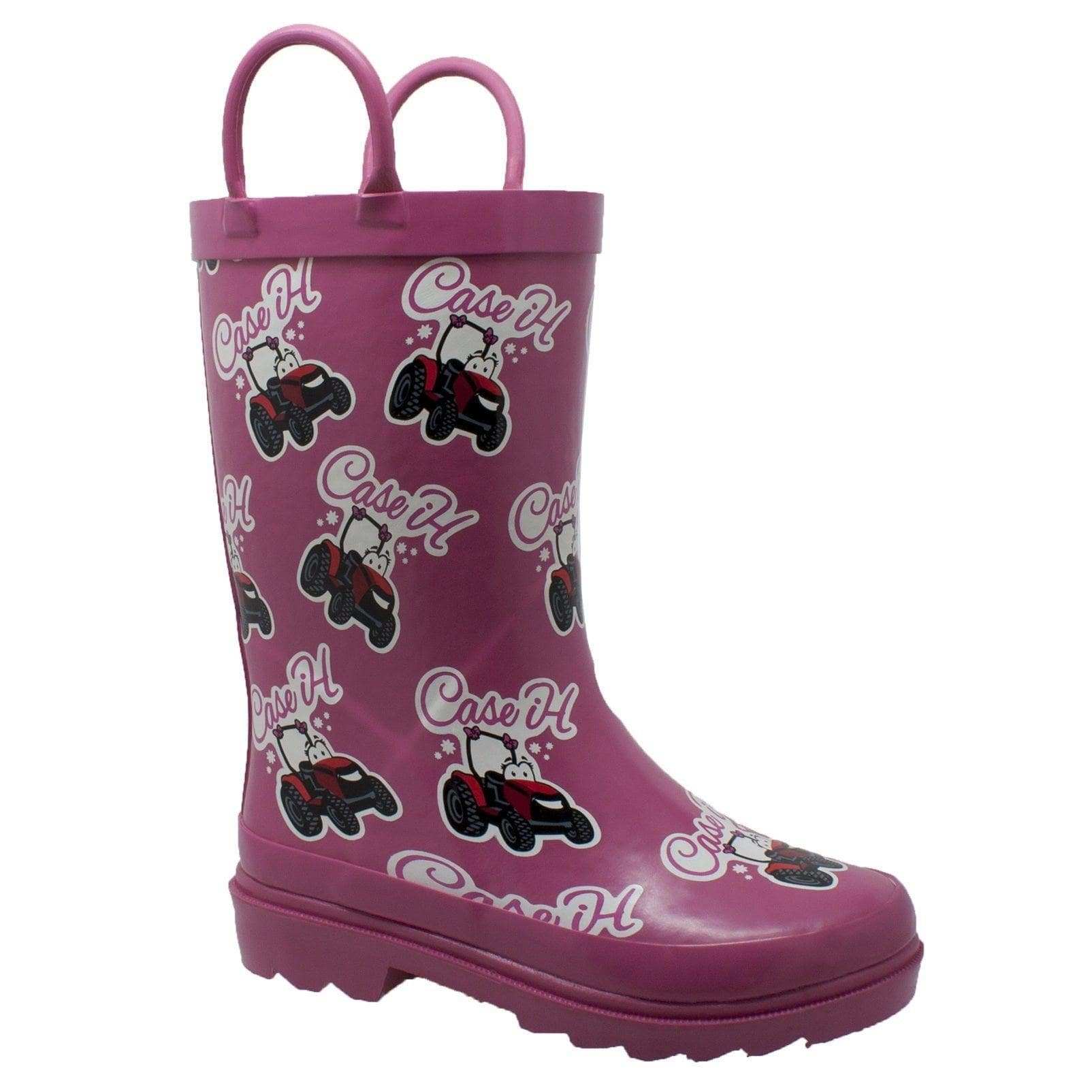 Case IH Toddler's Li'l Pink Rubber Boot Pink - Case IH - Flyclothing LLC