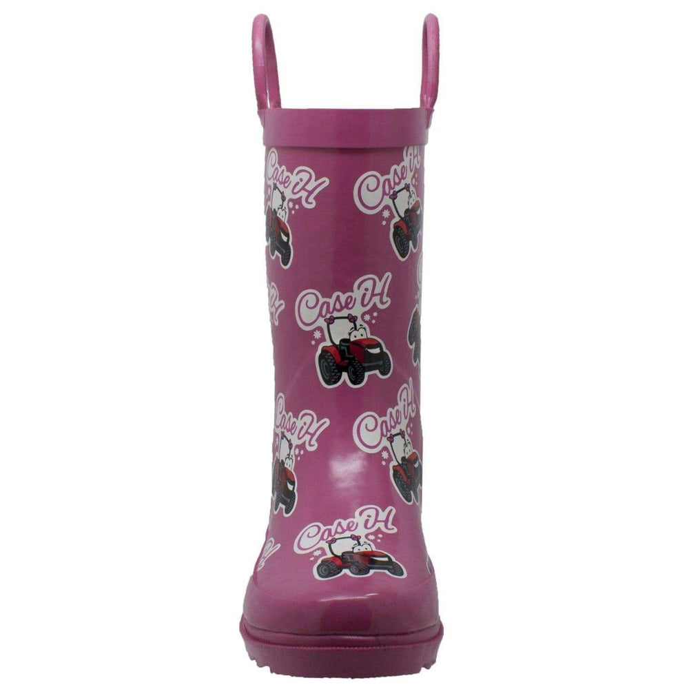 Case IH Toddler's Li'l Pink Rubber Boot Pink - Case IH - Flyclothing LLC