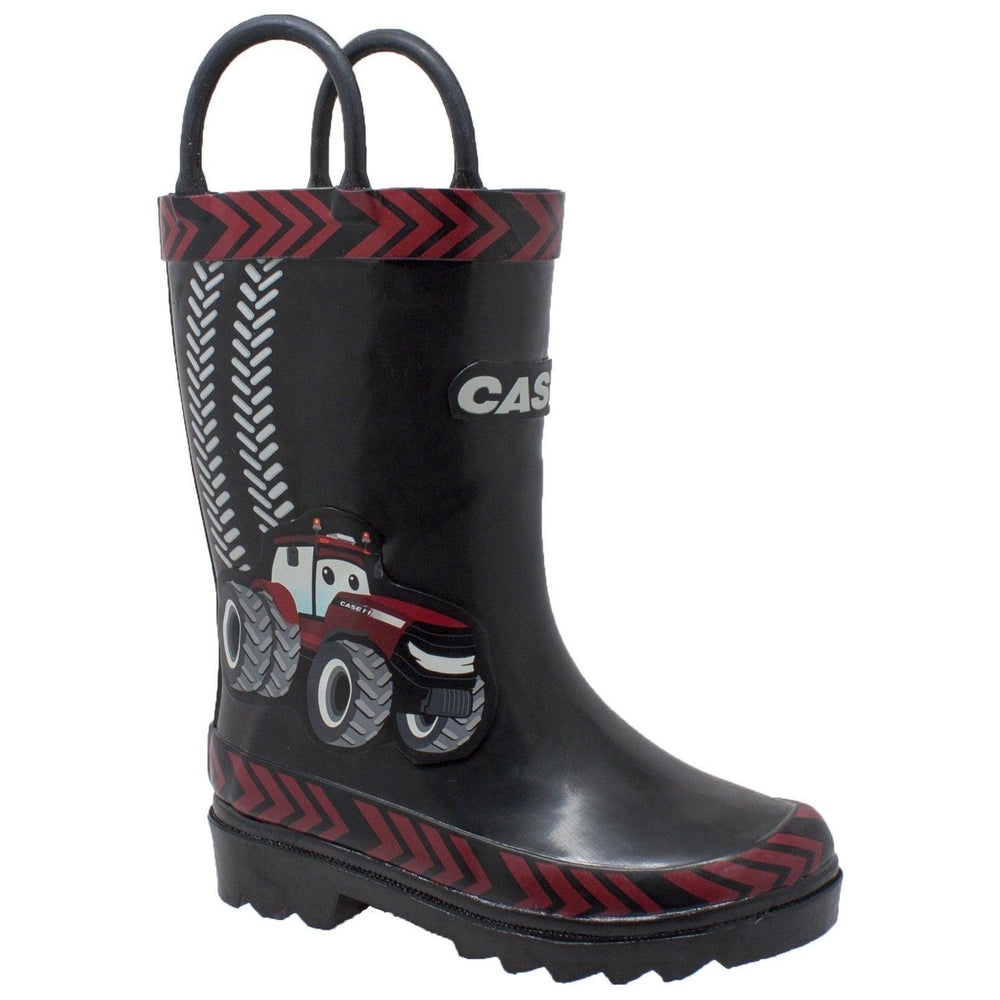 Case IH Toddler's 3D Big Red Rubber Boot Black - Case IH