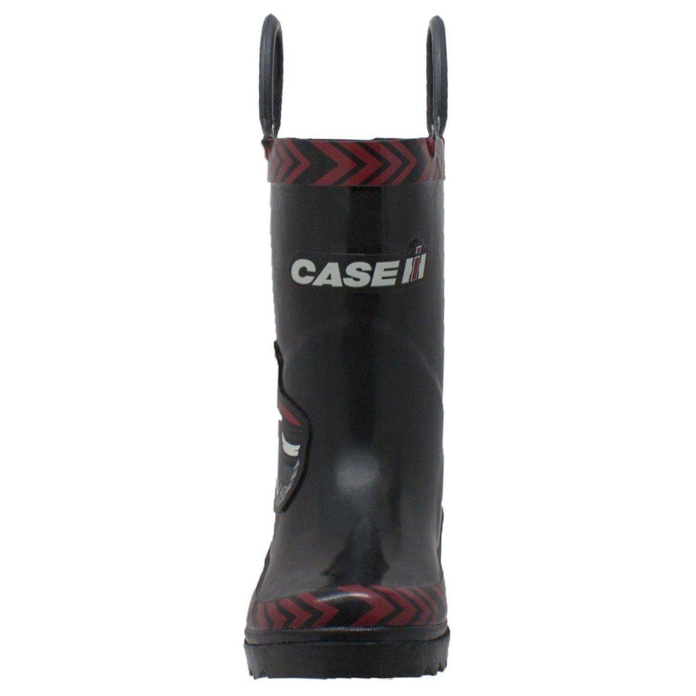 Case IH Toddler's 3D Big Red Rubber Boot Black - Case IH - Flyclothing LLC