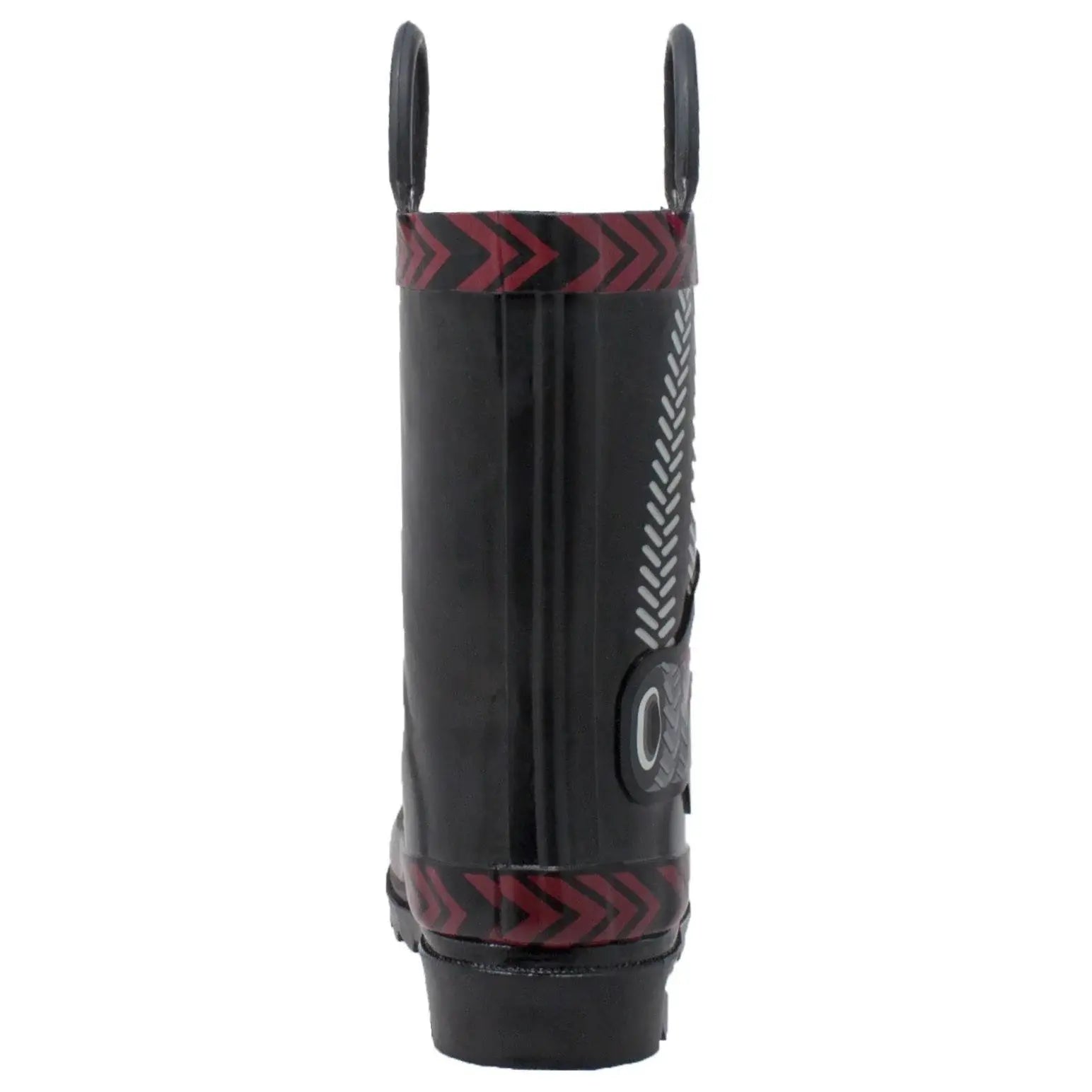 Case IH Toddler's 3D Big Red Rubber Boot Black - Case IH - Flyclothing LLC