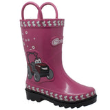 Case IH Toddler's 3D Fern Farmall Rubber Boot Pink - Case IH