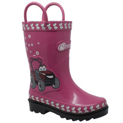 Case IH Toddler's 3D Fern Farmall Rubber Boot Pink - Flyclothing LLC