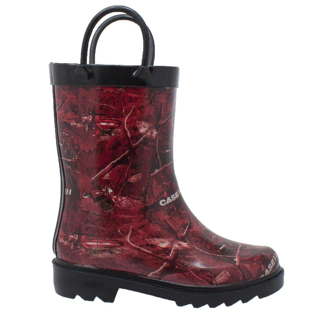 Case IH Toddler's Camo Rubber Boot Red - Case IH - Flyclothing LLC