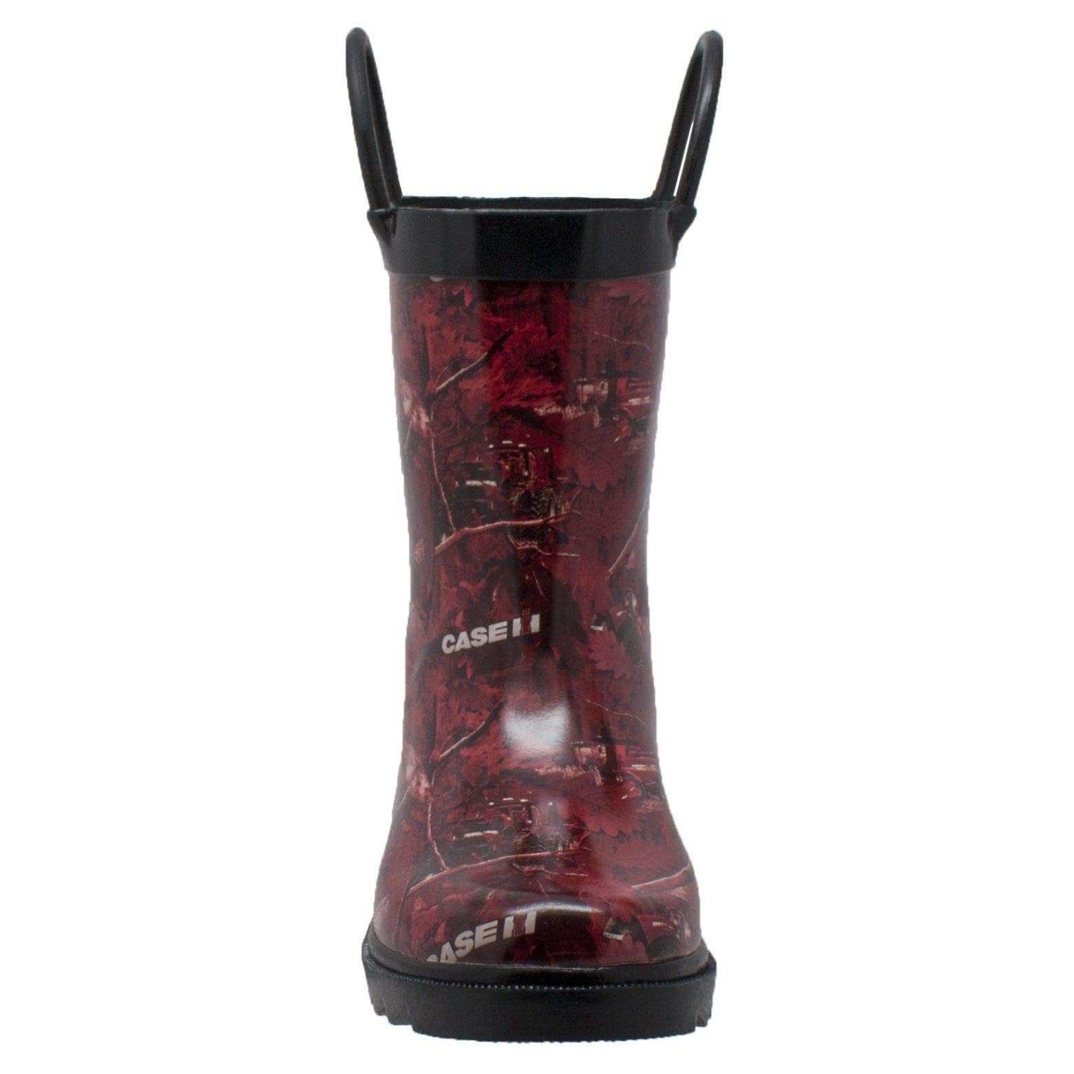 Case IH Toddler's Camo Rubber Boot Red - Case IH - Flyclothing LLC