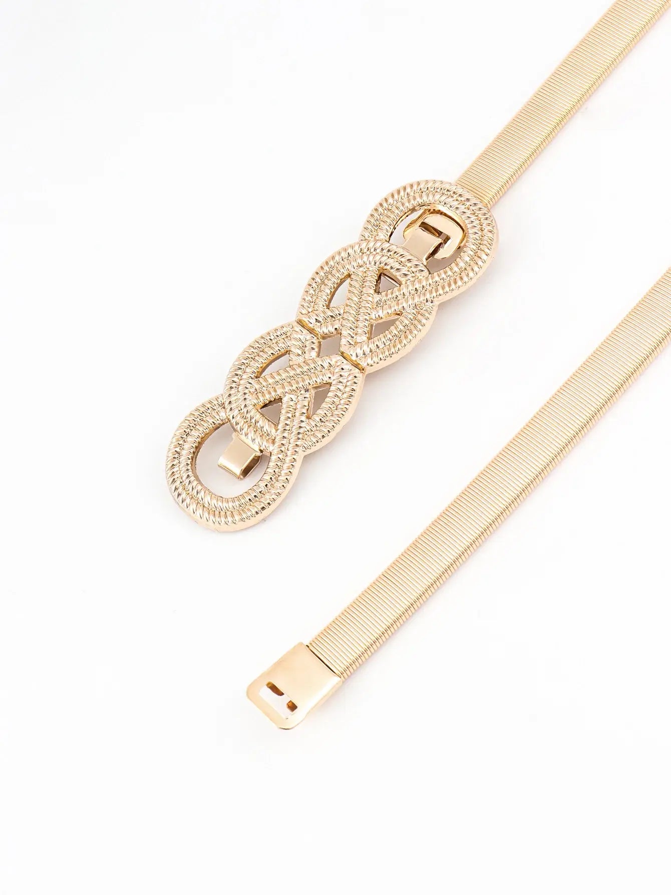 Knot Buckle Metal Belt - Trendsi - Flyclothing LLC