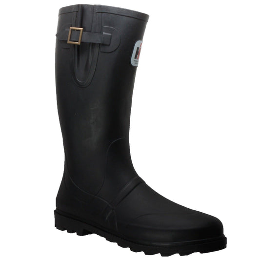 International Harvester Men's Expandable Calf Rubber Boot Black - International Harvester