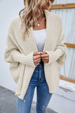 Open Front Long Sleeve Cardigan - Trendsi - Flyclothing LLC