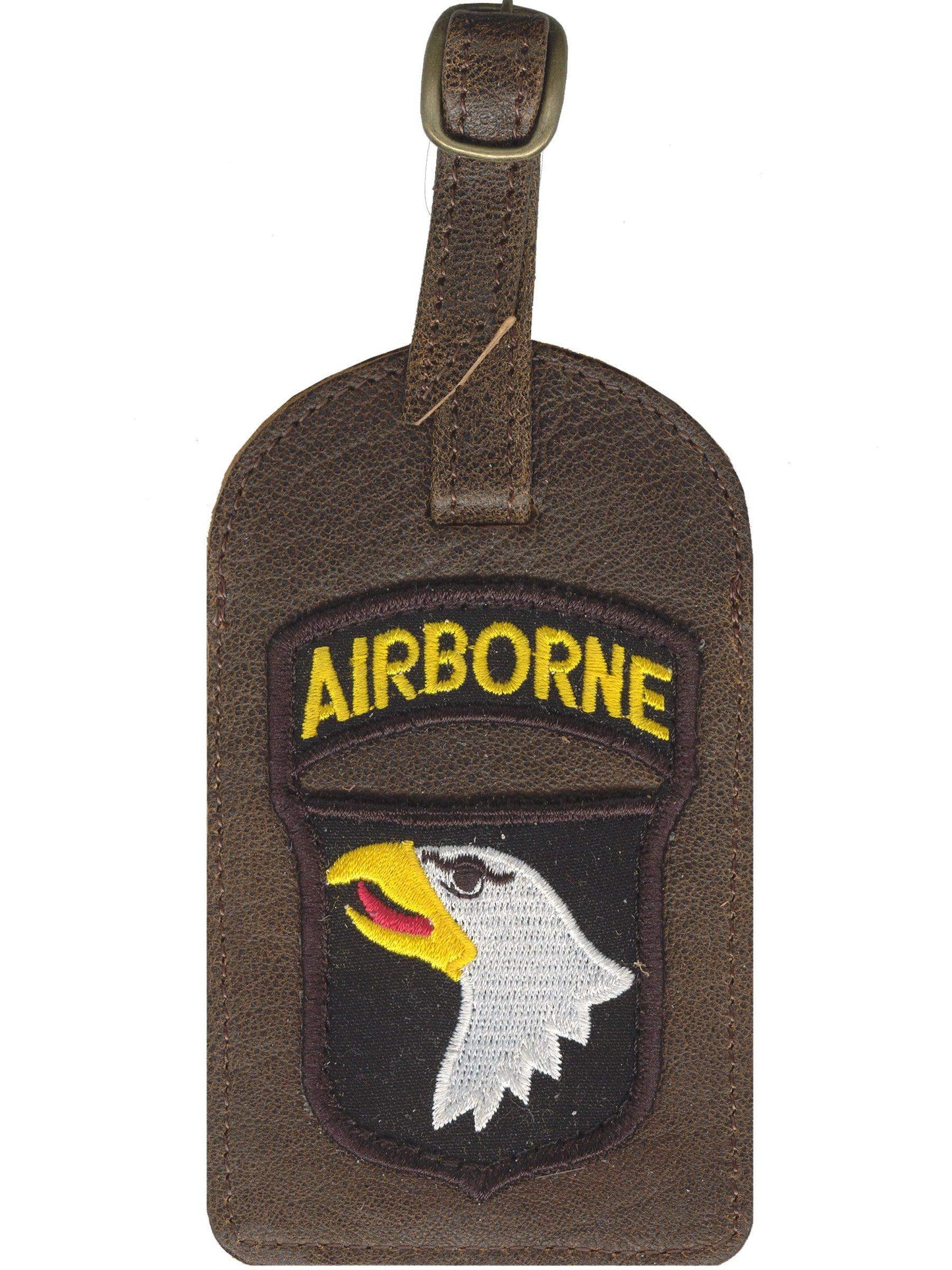 Scully WALNUT EAGLE PATCH LUGGAGE TAG - Scully Leather - Flyclothing LLC