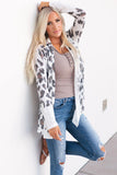 Printed Long Sleeve Cardigan - Trendsi