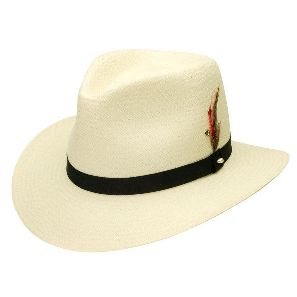 Black Creek Ivory Toyo Straw 2 1/2 Brim Hat - Black Creek