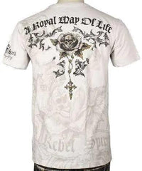 Rebel Spirit A Royal Way T-Shirt (Cement) - Rebel Spirit Clothing