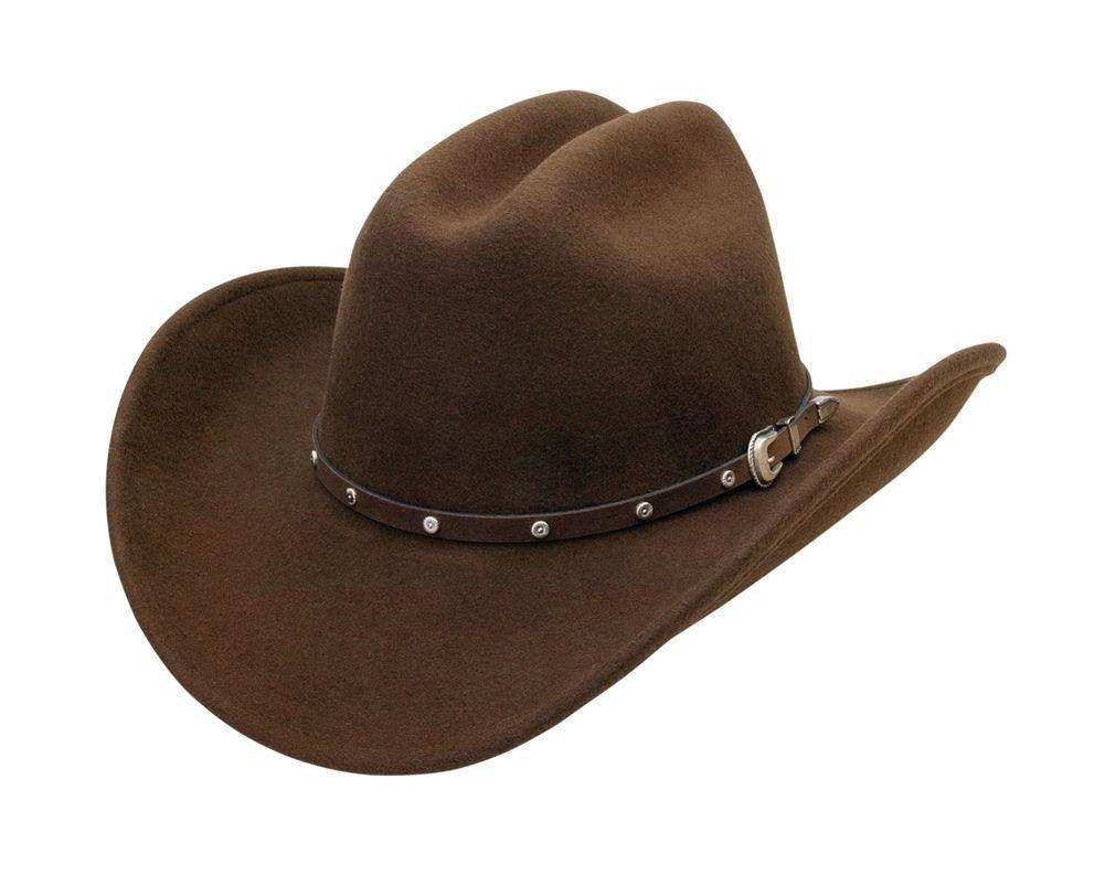 Silverado 100% Crushable Wool Cattleman Crown 3 1/2 Bend-A-Brim - Silverado - Flyclothing LLC
