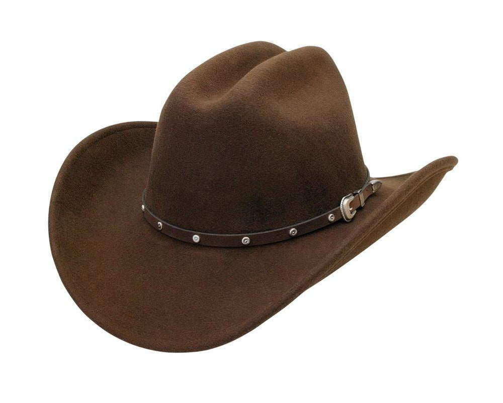 Silverado 100% Crushable Wool Cattleman Crown 3 1/2 Bend-A-Brim - Silverado