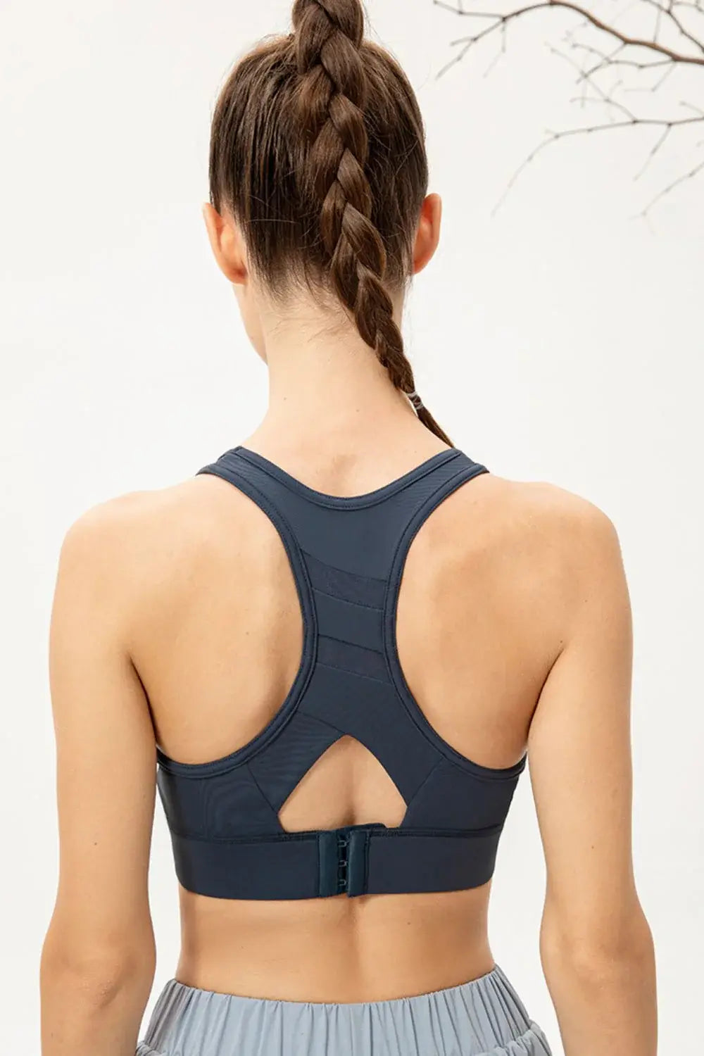 Scoop Neck Long Sports Bra - Trendsi - Flyclothing LLC