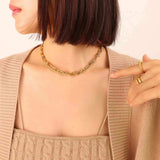 Chunky Chain Titanium Steel Necklace - Trendsi - Flyclothing LLC